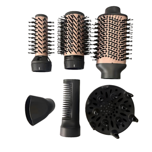 <span class=keywords><strong>Brosse</strong></span> sèche-<span class=keywords><strong>cheveux</strong></span> 5-en-1 <span class=keywords><strong>rotative</strong></span>, <span class=keywords><strong>brosse</strong></span> coiffante à air chaud ionique en céramique, ensemble professionnel de salon - Product Image 5