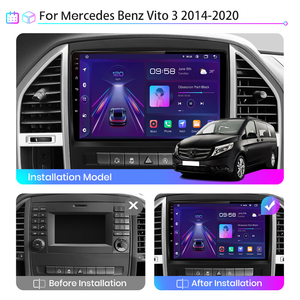 Junsun 10 Inches Wireless CarPlay Android Car Radio for <strong>Mercedes</strong> Benz <strong>Vito</strong> W447 2014-2021 Car Head Unit Navigation Multimedia - Product Image 6