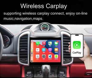 Autoradio Android avec écran tactile IPS de 12,3 pouces, lecteur multimédia vidéo pour Porsche Cayenne 2011-2016, <span class=keywords><strong>Carplay</strong></span>, navigation GPS - Product Image 4