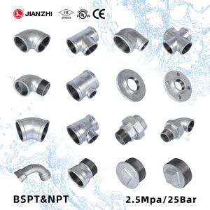 Jianzhi Geyser Gi Pipe Plug -bend 1/2 y Fabricante de Accesorios de Tubería Roscados de Hierro Maleable Galvanizado - Product Image 1