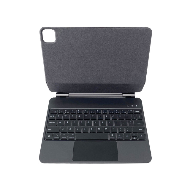 New Ergonomic RGB Backlit Magnetic Floating Cantilever Stand Cases for iPad Pro 11 3rd/2nd Gen Magic Keyboard Trackpad Touch USB