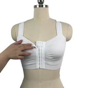 Nouveau durable respirant doux LENZING MODAL s'adapte comme des vêtements de compression seconde peau après la chirurgie soutien-gorge sans couture post op