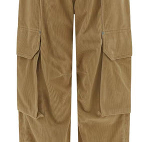 <span class=keywords><strong>Pantaloni</strong></span> 100% in cotone e carota da uomo <span class=keywords><strong>pantaloni</strong></span> larghi dritti <span class=keywords><strong>Beige</strong></span> <span class=keywords><strong>con</strong></span> ampie tasche laterali plissé caldo Comfort Street Fashion - Product Image 4