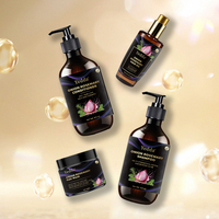 Produk krim Anti rambut rontok, Label pribadi organik perawatan rambut Set pertumbuhan bawang pelembab Biotin perbaikan sampo produk krim rambut rontok