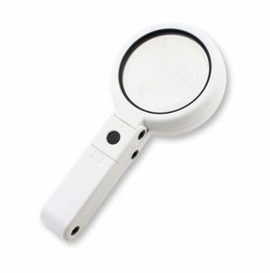 USB <b>Rechargeable</b> <b>LED</b> <b>Light</b> Foldable Stand Handheld Magnifying Glass with 8 <b>LED</b> - Product Image 1