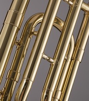 Bb Trombone Gold Lacquered Surface Brass Wind Instrument