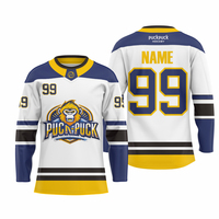 Jersey de Hockey sobre Hielo Sublimado Personalizado al por Mayor, Uniforme de Equipo Transpirable de Secado Rápido, Impresión de Logotipo OEM, Ropa de Hockey