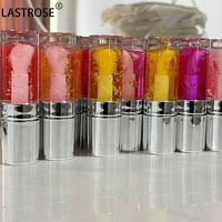 Choisissez votre propre tube d'huile à lèvres 48 saveurs fruitées, huile à lèvres changeante de couleur, marque privée, saveur fruitée végétalienne, maquillage hydratant, soin des lèvres