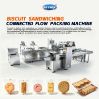 Petite machine automatique pour la fabrication de biscuits ligne de production de biscuits mini biscuit sandwich électrique