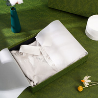 Grande boîte cadeau personnalisable avec couvercle, en carton blanc, de forme rectangulaire, impression offset pour foulards, pyjamas, chemises, emballage de bougies