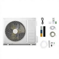 Climatiseur mural split 9000 BTU avec compresseur GMCC, réfrigérant R32, refroidissement et chauffage pour maison et garage