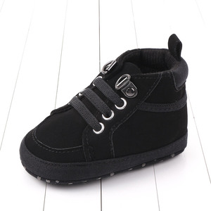 Chaussures antidérapantes à semelle souple unisexe de haute qualité pour enfants, couleur unie, printemps automne, confort pour une utilisation en intérieur et en extérieur, pour bébé - Product Image 2