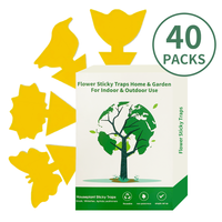 Agriculture Fruit Forme de fleur Jaune Piège collant-Attraper les mouches et les moustiques Insect Glue Killer State-of-the-Art Gel Type
