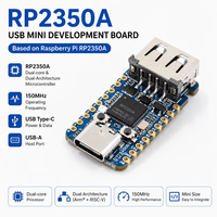 Placa de Desarrollo Mini USB Raspberry Pi RP2350A Basada en el Microcontrolador Raspberry Pi RP2350A de Doble Núcleo y Doble Arquitectura