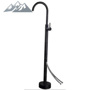 <span class=keywords><strong>Rubinetto</strong></span> <span class=keywords><strong>da</strong></span> Vasca Freestanding Wayon di Lusso Nero Opaco con <span class=keywords><strong>Doccetta</strong></span> - Product Image 6