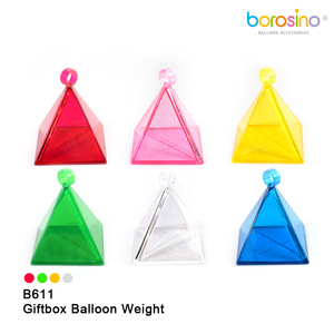 بالون هرمي وزن <span class=keywords><strong>25</strong></span> غرامًا Borosino B611 لتزيين حفلات أعياد الميلاد وعيد الميلاد وحفلات الزفاف بالونات هليوم - Product Image 2