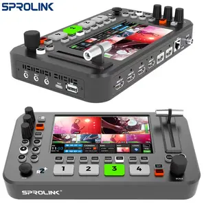 SPROLINK NEOLIVE R2 plus с USB-3,0, многокамерами, совместимыми входами, микшер, переключатель видеозахвата, потоковые приложения, Ext