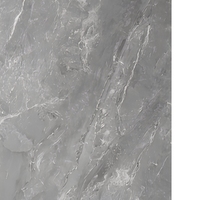 Carrelage de sol aspect marbre gris 600x1200mm, dalle en porcelaine antidérapante, finition mate pour hôtel, villa, salon
