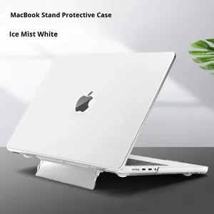Ốp bảo vệ máy tính xách tay bằng nhựa trong suốt mờ có chân đế bán buôn dành cho <span class=keywords><strong>Macbook</strong></span> - Product Image 6