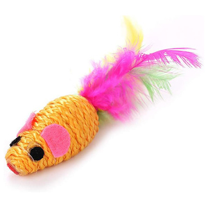 Juguetes Interactivos para Gatos a Precio de Fábrica RTS, Ratón Pequeño para Cazar Gatos, Ratones de Plumas Coloridos, Juguetes para Masticar para Perros o Gatos - Product Image 3