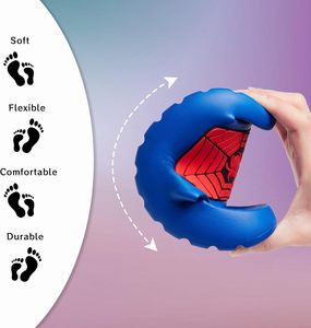 Sandales Nuages pour Enfants Garçons Filles Tout-petits, Chaussons d'Intérieur et d'Extérieur à Séchage Rapide, Chaussures de Douche en EVA, Claquettes d'Été Motif Toile d'Araignée à la Cheville - Product Image 5
