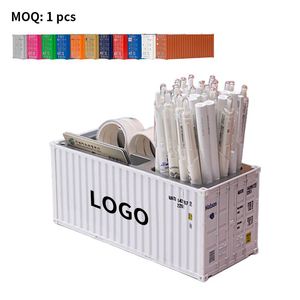 <b>Desktop</b> Container <b>Pen</b> <b>Holder</b> Custom Outer Packaging Shipping Port Business Card & <b>Pen</b> <b>Holder</b> for Company - Product Image 4
