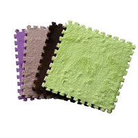 Usine personnalisée en gros Puzzle tapis chambre enfants épaissi emboîtement tapis de sol carreaux de céramique Puzzle tapis de fourrure