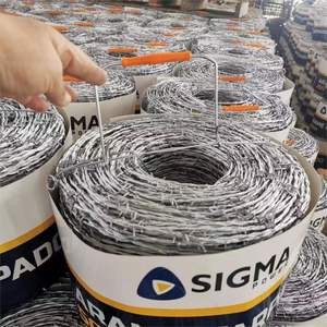 Fil de fer barbelé haute sécurité 1,6 mm 500 m 25 kg/rouleau, galvanisé à chaud - Product Image 3