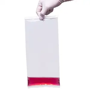 Thí nghiệm khoa học vô trùng phòng thí nghiệm lấy mẫu túi với Clip kim loại