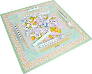 Tapis de jeu de Mahjong imprimé Jongyance (33x33) antidérapant et insonorisant pour jeux de société Mahjong et dominos - Product Image 3