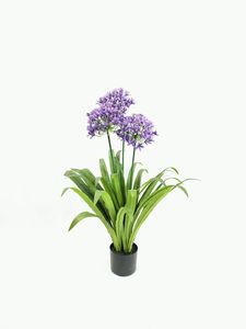 Amazon sıcak satmak kuzey ab yeşillik bitkiler manzara ürünleri simülasyon nersus 33 yaprakları ve 3 çiçek ve 90 cm - Product Image 5