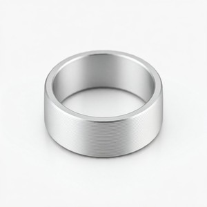 Bague personnalisée gravée sur mesure en métal imprimé en 3D (titanium, aluminium) – Bague statement – Cadeau unique pour elle ou lui - Product Image 2