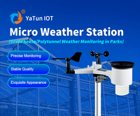Station météo sans fil extérieure avec 4G GPRS pour la surveillance professionnelle de l'environnement des serres