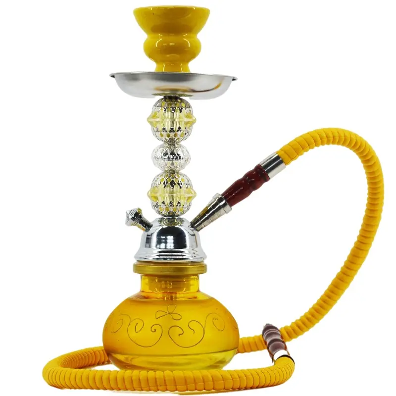 Conjunto de narguilé árabe shisha tabaco, altura 30cm, tubo de fumo chicha com tigela de cerâmica, acessórios para clube
