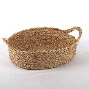 Panier de rangement décoratif en matériau naturel pour articles divers - Product Image 3