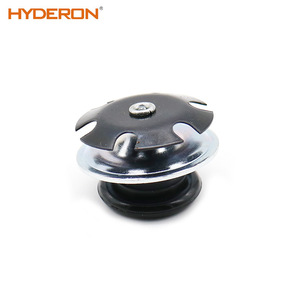 Hyderon Round Tube Micro Adjusting Foot Spring Loaded Black Bottom Furniture Connector <b>Leveling</b> Foot - Product Image 1