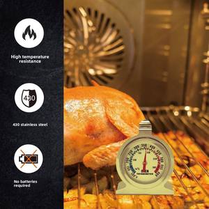 Termometer <span class=keywords><strong>Oven</strong></span> baja tahan karat bimetal, termometer meja plastik untuk memanggang DI DAPUR dan industri suhu tinggi - Product Image 2