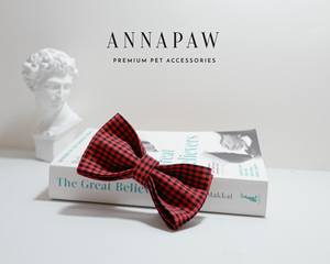 Conjunto de Collar y Correa para Perro Personalizado de Lujo con Diseño de Cuadros Rojos, Hebilla de Liberación Rápida y Grabado de Nombre - Product Image 3