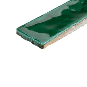Piastrelle Rettangolari Vitri Green 5x15 Cm Smaltate con Bordi Irregolari Spessore 10 Mm - Product Image 2