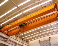 Grúa Puente de Doble Viga Tipo Europeo de 5 y 10 Toneladas, para Ingeniería y Construcción, con Motor de Elevación de 20m, Nuevo Equipo de Elevación