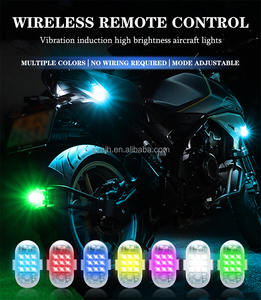 Độ bền lâu dài không thấm nước ngoài trời chiếu sáng điều khiển từ xa Đèn flash máy bay đèn chống va chạm động cơ cho xe ô tô xe máy-mới - Product Image 6