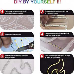 Chia <span class=keywords><strong>Neon</strong></span> Ánh Sáng Dính Dải Cho Tùy Chỉnh Quảng Cáo Dấu Hiệu <span class=keywords><strong>Neon</strong></span> Acrylic Chữ Biểu Tượng Bảng Hiệu Điện Tử LED Ánh Sáng <span class=keywords><strong>Neon</strong></span> Dấu Hiệu - Product Image 4