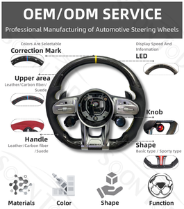Volant SOON TODA en fibre de carbone avec affichage LED de la vitesse pour GLA B GLB C E GLE CLS - Product Image 3