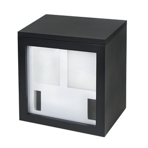 Kendin Yap Tasarım Özelleştirilmiş Logolu Köpek Tasması Tutucu Resimli MDF El Yapımı Boyama UV Boş Evcil Hayvan Anı Fotoğraf Çerçevesi 9x9 inç Siyah - Product Image 5