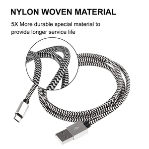 Colorido <span class=keywords><strong>Micro</strong></span> <span class=keywords><strong>USB</strong></span> <span class=keywords><strong>2</strong></span>,<span class=keywords><strong>0</strong></span> Cable rápido y duradero de Nylon trenzado de libre de enredos Cable de carga - Product Image 6
