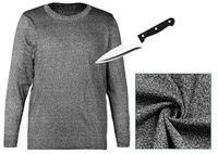 Tissu en polyéthylène de très haut poids moléculaire UHMWPE Tissu en aramide imperméable et résistant aux coupures pour vêtements à revêtement uni