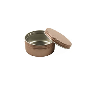 Boîtes en aluminium rondes à double face, noires mates et dorées, avec couvercle, 15g, 20g, 30g, 50g, 80g, 100g, 150g, 60g, 200g, 200ML, 92*45mm - Product Image 6