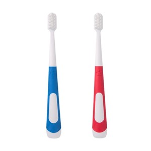 Bambino <b>Soft</b> Bristle Toothbrush 6-12 Months Dual Pack For Kids Blue Red Colors - Product Image 5