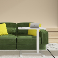 Bureau de travail ergonomique pneumatique de 26 pouces pour salon, chambre à coucher, réglable en hauteur, portable, mobile, bureau debout