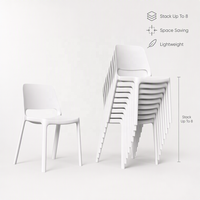 Chaise de conférence blanche au design moderne pour salle de réunion